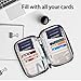Family Passport Holder for 4,6,8 | Multiple Passport Holder/Passport Organizer Bag For Travel