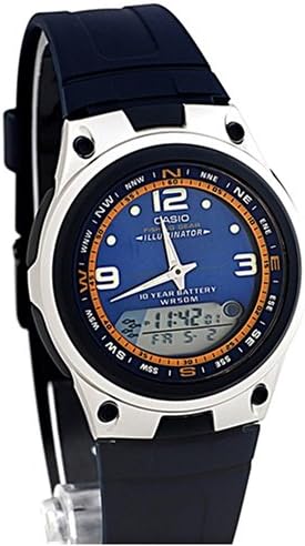 casio men's blue watch
