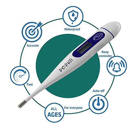 MALSA Digital Basal Thermometer for Ovulation Tracking BBT Quick