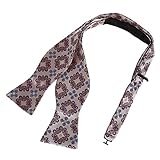 DBA7B10-12 Perfect Design Gift Microfiber Paisley Self-tied Bowtie By Dan Smith