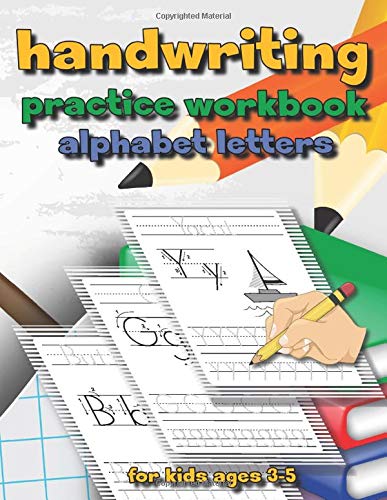 Handwriting Practice Workbook Alphabet Letters For Kids Ages 3-5 ...