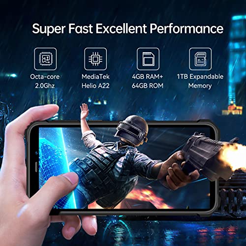 OUKITEL WP20 Pro Rugged Smartphone Unlocked, 4GB+64GB Octa-Core Rugged ...
