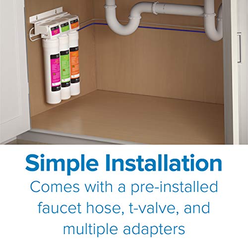 Brondell H2O+ Coral UC300 ThreeStage Undercounter Water Filtration