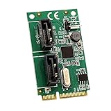 2 Port Mini PCIe to SATA III Controller Card