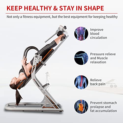 HARISON Heavy Duty Inversion Table for Back Pain Relief 350 LBS