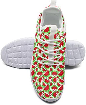 FUFGT Cute Watermelon Woman's Top Design Running Shoes Novelty Lovely