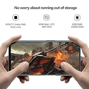 Cinque Fotocamera 8GB+256GB HAFURY GT20 Smartphone 2020 Androdi 10 6.4 Pollici 4200mAh Impronta Digitale dual SIM NFC… - immagine 4