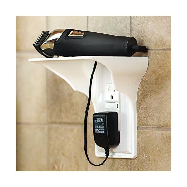 Storage Theory | Power Perch | Ultimate Outlet Shelf | Easy Installation, No Additional Hardware Required | Holds Up to 10 lbs - Image 5