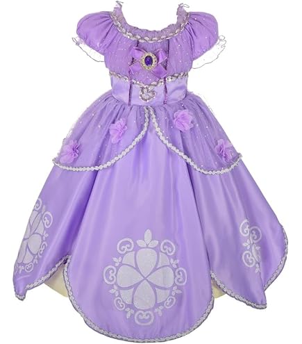 strapless open back dress Princess Sofia the First Dress Ball Gown with Pearls  Cosplayrr