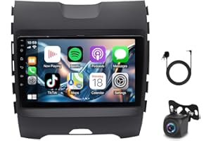 4+64G 9In Car Stereo Radio for Ford Edge 2015-2018 w/GPS Navi 2017 2016 with Carplay/Android 13 Auto WiFi Bluetooth Music wit
