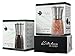 Salt and Pepper Grinder/Shaker Set By Kitchen De Lujo | Large Manual Adjustable Coarseness W/Ceramic Mill | Perfect For Organic Spice, Dry Peppercorn, Black Pepper, and Himalayan Salt