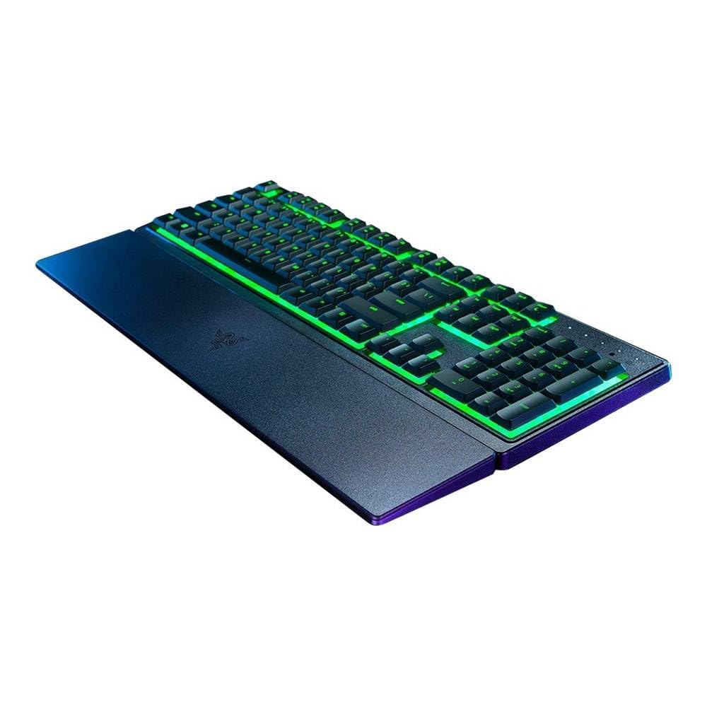 Razer Ornata V3 X Gaming Keyboard with Mecha Membrane Hybrid Switches (Multifunctional Control and Media Keys, Fully Programmable, RGB Chroma) QWERTZ | DE Layout, Black