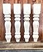 CAROLINA LEG CO. Chunky Pine Dining and Bench Combo - Handmade in USA - Farmhouse Legs - Set of 4 Dining and Bench Legs - Unfinished