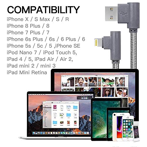 5 Durable+iPhone+Charger+Braided+Compatible
