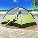 Campla Tent for Camping Outdoors,Backpacking Tents with LED Fit 2 3 Person 3 Season Lightweight Waterproof Tent for Family Mountaineering Hiking Traveling Easy Set-Up with Carrying Bag Green