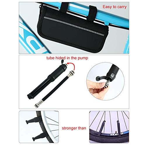 Yaesport Bike Repair Tool, Multifunction Bicycle Mechanic Fix Tools with Mini Pump, Tire Tube Patches, Tire Levers and Handy Bag, Practical Cycling Fix Tool Kit for Road Bike Maintenance,Bicycle Pump - Thumbnail 3