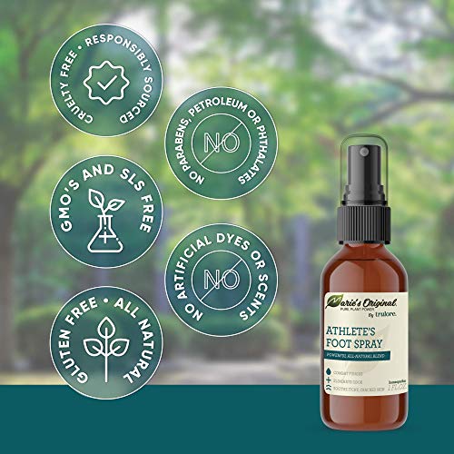 Marie's Original Natural Athlete's Foot Spray Healing Healthy Feet Antifungal Treatment Herbal