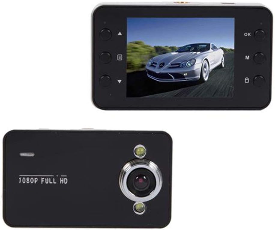 LIUWENMEI 1080P Car Dvr Dashboard Camera, 2.0 Inch 2-Led Wide Angle Lens Car Recorder with Night Vision, Full Hd, Loop Recording and Motion Detection