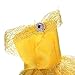 1pcs Fashion Dolls dresses Wedding Trailing Skirt Dress clothes Yellow