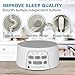IDONDRDO White Noise Machine,Sound Machine-Portable Sleep Therapy-24 Soothing High Fidelity Non-Looping Nature,Ocean & Fan Sounds - Electronic Sleeping & Relaxation Aid - For Baby, Home, Office,Travel