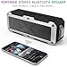 Portable Waterproof Bluetooth Speakers IPX7, 20W. HD Bass Sound Wireless Stereo Speakers. 10+ Hours Music tnx to 4000mAh Rechargeable Battery. Pair With iPhone, Smartphone, Tablet, iPad, Laptop & More
