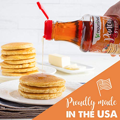 So Nourished Keto Maple Syrup, Low Calorie Pancake Syrup 16 FL OZ