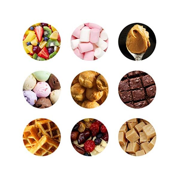 Global Gourmet Chocolate Fountain Mini Fondue Set with Party Serving Tray Included | Electric 3-Tier Machine with Hot…