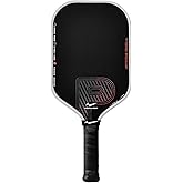 Warping Point Pickleball Paddle, Carbon Fiber Paddle with Endura Friction Surface, Polymer Honeycomb Core, Design for Ultimate Spin & Power, Large Sweet Spot & Contro, USAP Approved