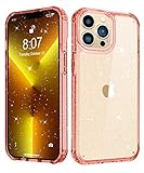 MIODIK Clear Glitter Case for iPhone 13 Pro