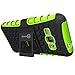 Galaxy Express 3 Case, CoverON [Atomic Series] Hybrid Armor Cover Tough Protective Hard Kickstand Phone Case for Samsung Galaxy Express 3 - Neon Green/Black