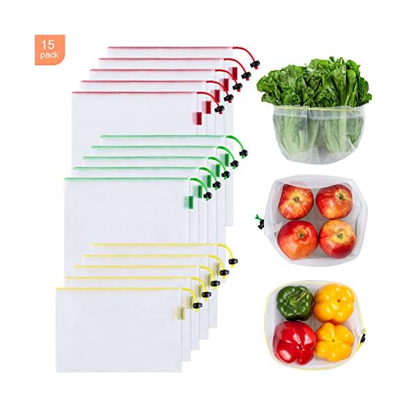 reusable mesh grocery bags