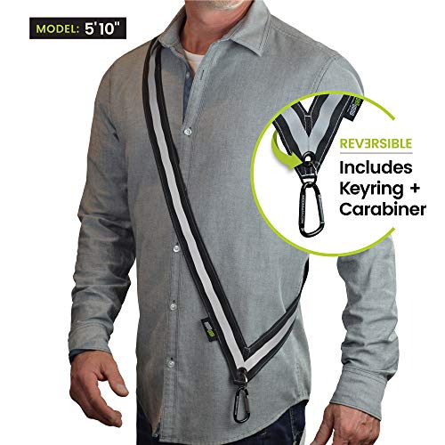 MOONSASH Midnight USA Made Patented Reflective Night Walking Gear in