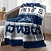Northwest NFL Dallas Cowboys Unisex-Adult Raschel Throw Blanket, 60