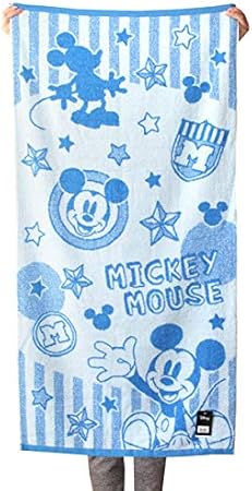 Amazon Co Jp ディズニー バスタオル アットイーズ ミッキー Bj8000 ジャガード地 キャラクター お風呂 グッズ 大判 林 タオル かわいい タオルケット おもちゃ