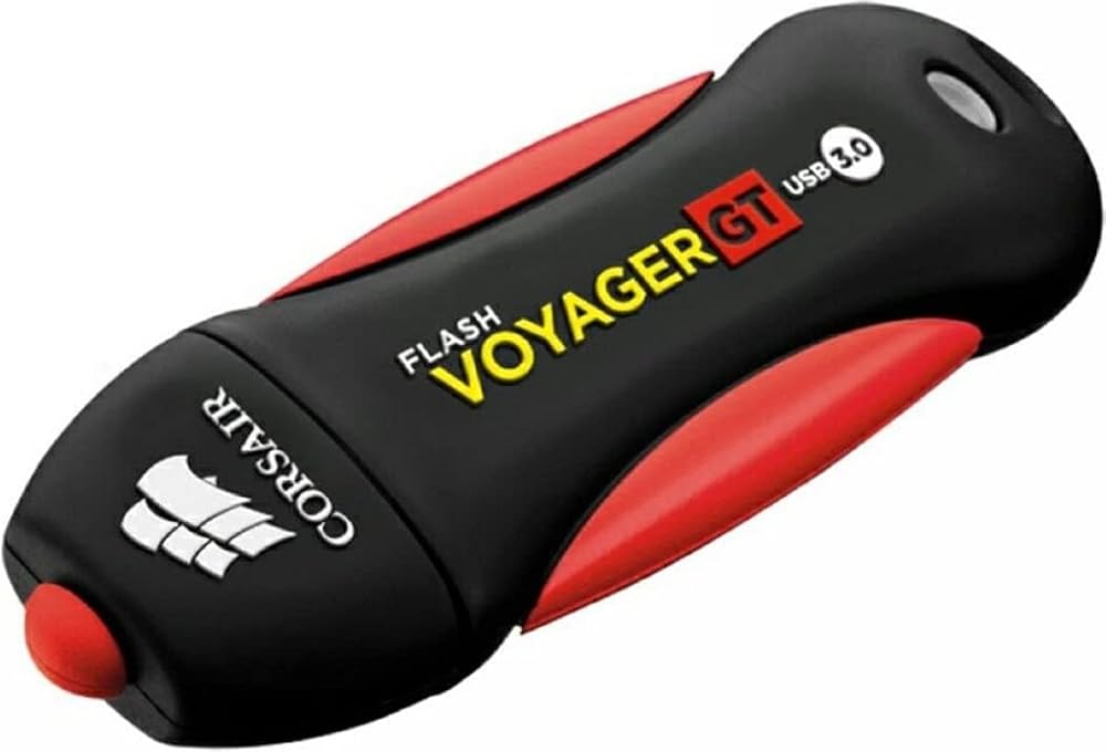 Corsair Flash Voyager GT 256GB USB 3.0 Flash Drive Black Red Fast Transfer