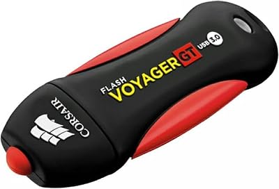 Corsair Flash Voyager GT 256GB USB 3.0 Flash Drive Black Red Fast Transfer