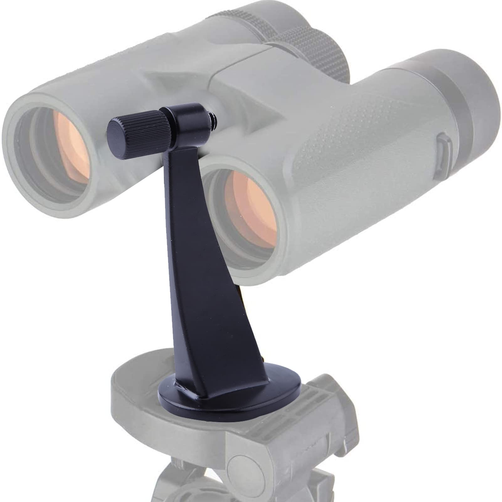 Bindpo Binoculars Tripod Adapter, Metal, Image Stabilization, 1/4 Inch Thread, for Binocular Telescope