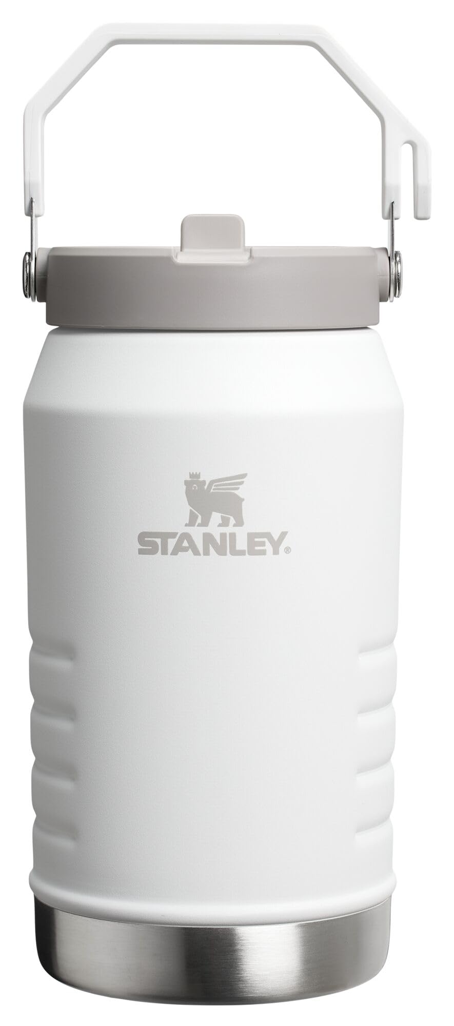 Stanley IceFlow 2.0 Flip Straw Jug with Handle 64 oz | Twist On Lid and Flip Up Straw | Leakproof for Travel and Sports | Insulated Stainless Steel | BPA-Free | Frost Image
