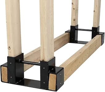 Inicio Kit de Soporte de Estante de Almacenamiento de Troncos de Leña