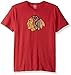 NHL Chicago Blackhawks Men's Scrum Basic Tee, Rescue Red, X-Large
