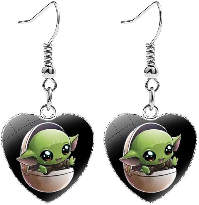 Baby Yoda Earrings Yoda Fans Gift Baby Yoda Jewelry For Woman Star Wars