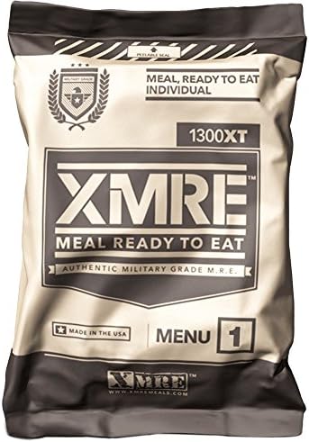 XMRE (Meals Ready to Eat) 2019 Pack Date - 2024 Best By Date - Single Menu (Hash Browns with Bacon, peppers and onion)