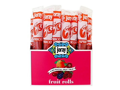 Joray Fruit Rolls, Apricot, 0.75 Ounce (Pack of 48)