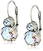 Sorrelli Round Crystal French Wire Earrings, Antique Silver-Tone Finish, Dixie