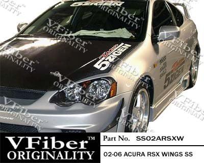 2002-2006 Acura RSX HB Body Kit Wings Side Skirt