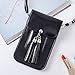 SHOE GONE Small Fringe Crossbody Bag Cell Phone Purse Wallet with Touch Screen Window Carabiner Credit Card Slots for Women Gift Black, Medium
