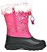 DREAM PAIRS Boys Girls Snow Boots Water-Resistant Outdoor Warm Cozy Anti-Slip Mid Calf Faux Fur Lining Insulated Winter Shoes for Little/Big Kids,Size 5 Big Kid,Fuchsia,KSNOW