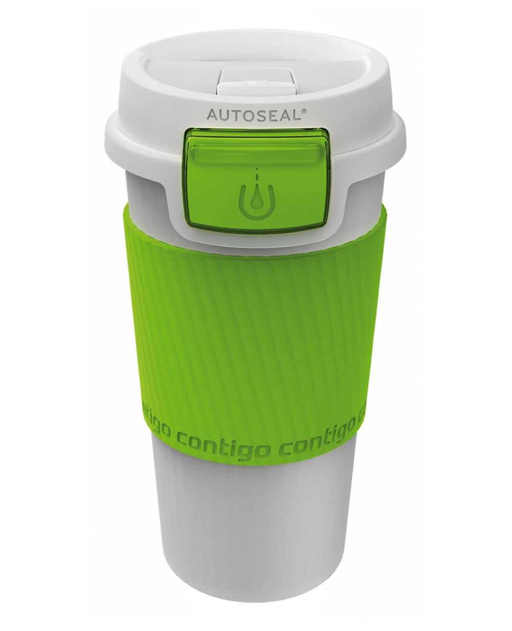 Contigo Morgan Autoseal Travel Mug, 360 ml - White/Citron