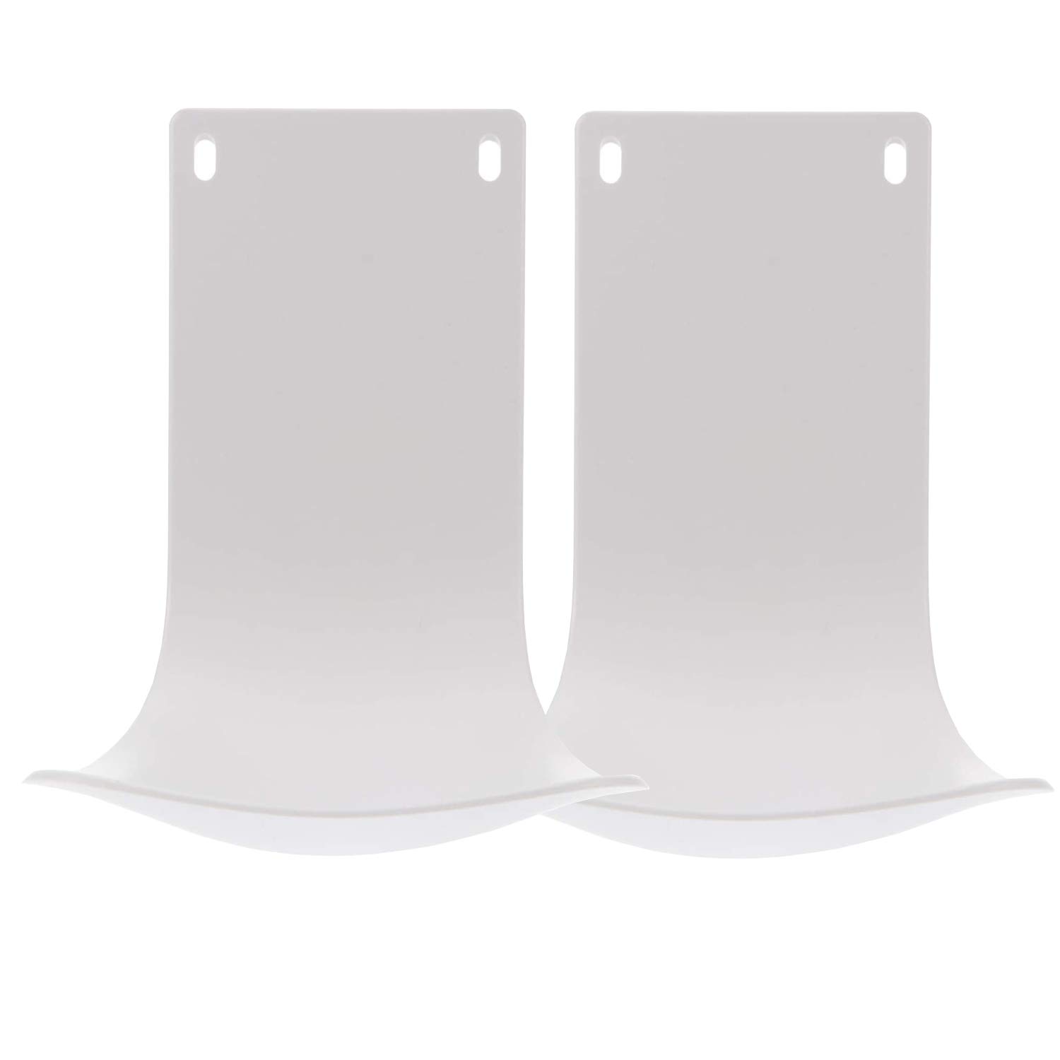 Photo 1 of 2PCS Wall Mounted Soap Dispenser Drip Tray, Stand, Bracket, Water Tray,Detergent Cup Holder,Prevent Dripping and Spraying (White)