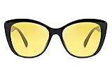 FEISEDY Yellow Night Glasses Vintage Polarized